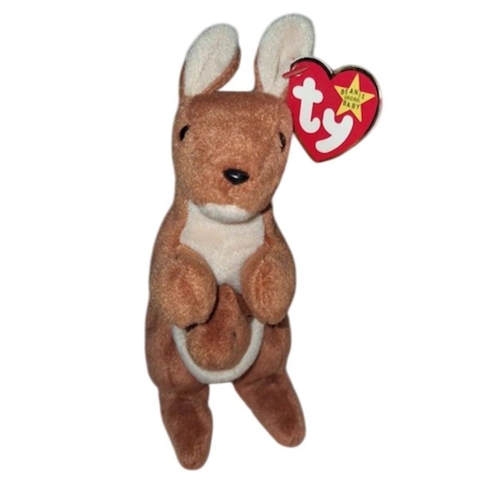 Ty Beanie Baby‎ "Pouch" the Kangaroo 1996 Vintage Collectible Plush